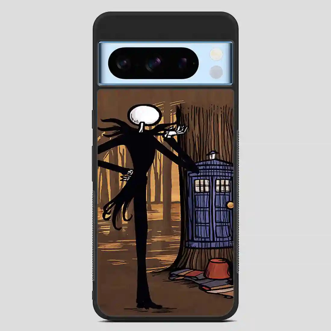 The Nightmare Before Christmas Tardis Google Pixel 8 Pro Case