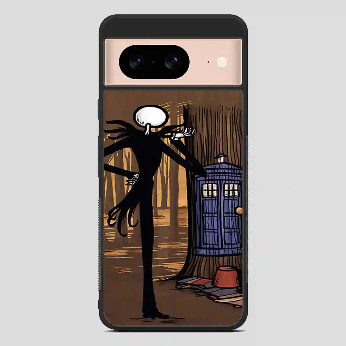 The Nightmare Before Christmas Tardis Google Pixel 8 Case