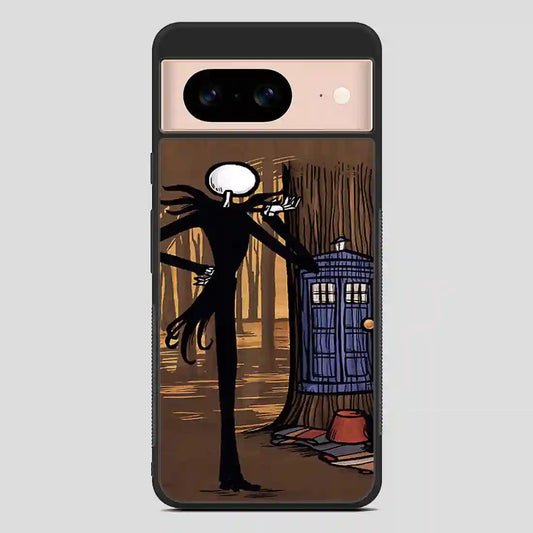 The Nightmare Before Christmas Tardis Google Pixel 8 Case