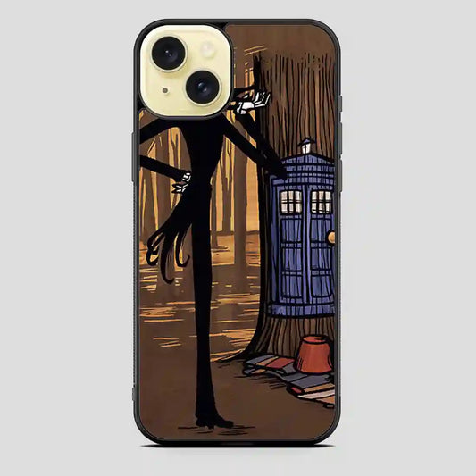 The Nightmare Before Christmas Tardis iPhone 15 Plus Case