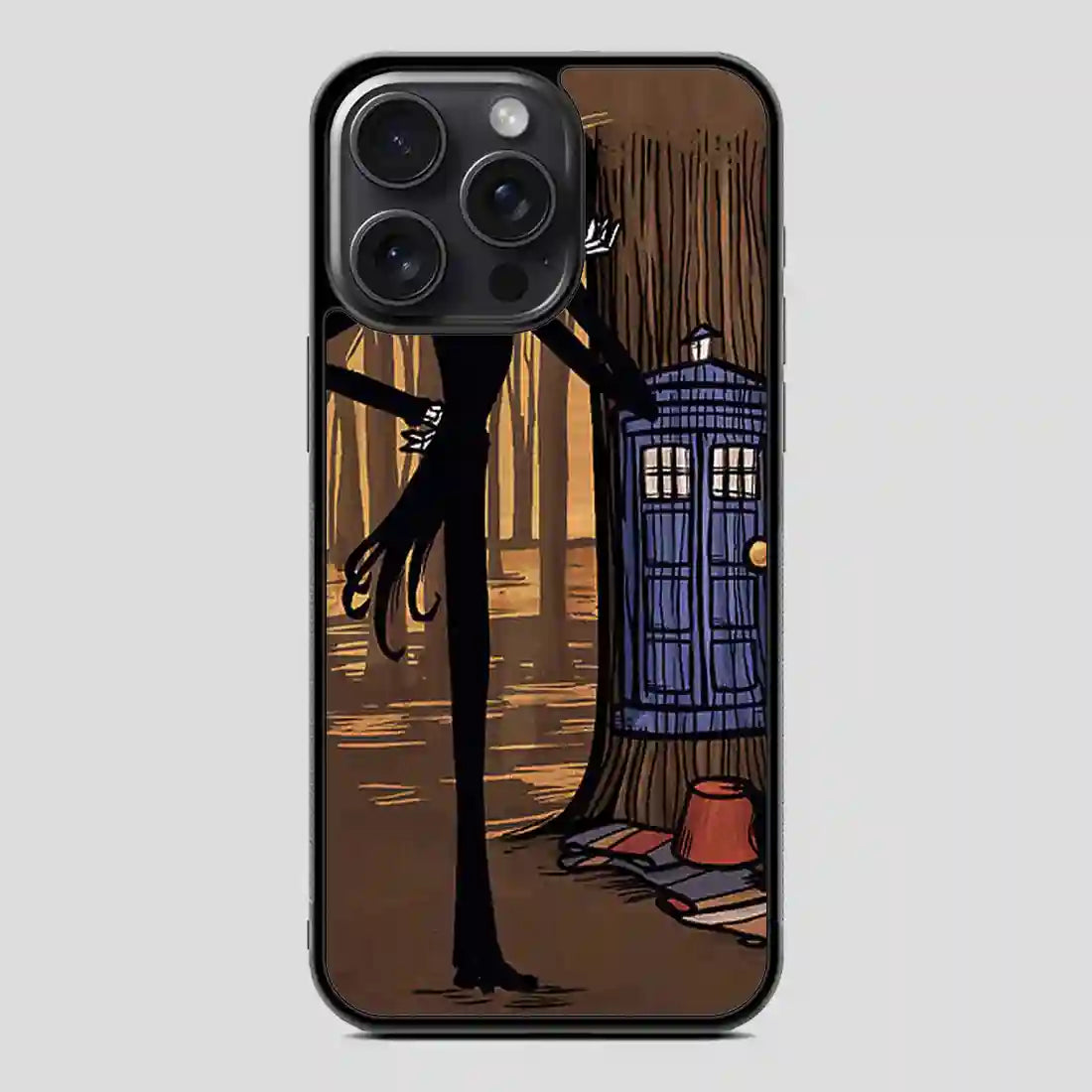 The Nightmare Before Christmas Tardis iPhone 15 Pro Case