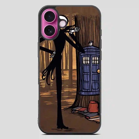 The Nightmare Before Christmas Tardis iPhone 16 Plus Case