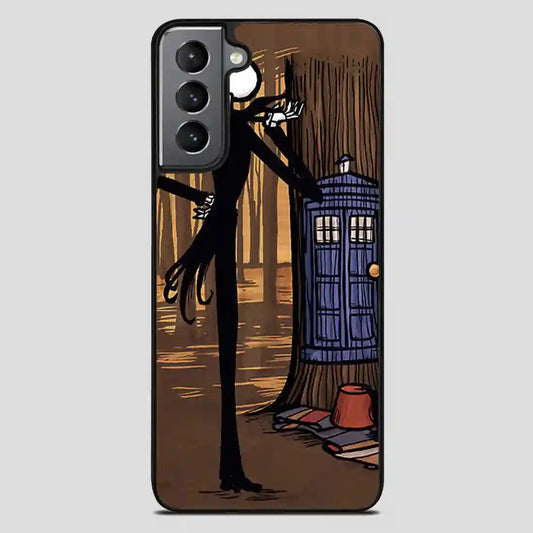 The Nightmare Before Christmas Tardis Samsung Galaxy S21 Plus Case