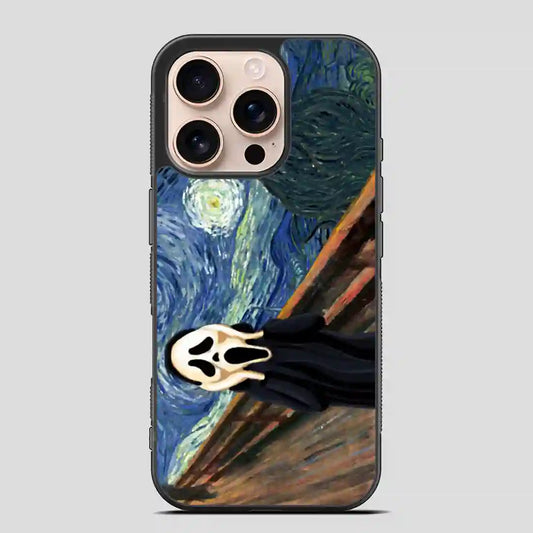 The Starry Night Scream iPhone 16 Pro Case