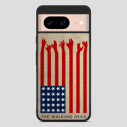 The Walking Dead America Flag Google Pixel 8 Case