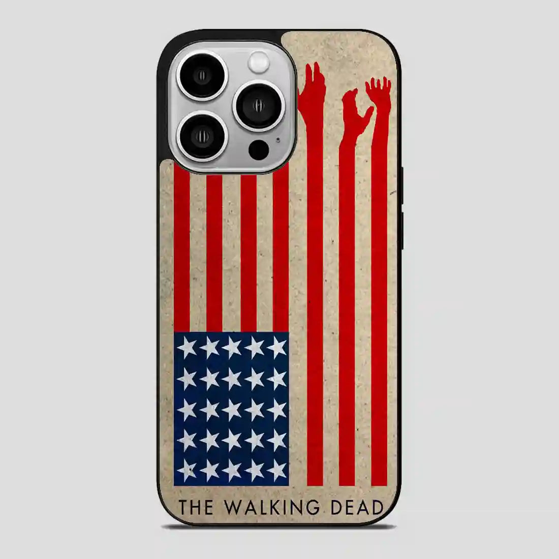 The Walking Dead America Flag iPhone 14 Pro Case