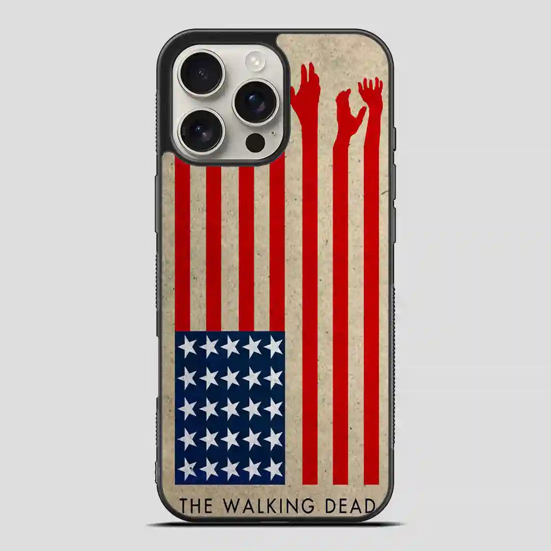 The Walking Dead America Flag iPhone 16 Pro Max Case