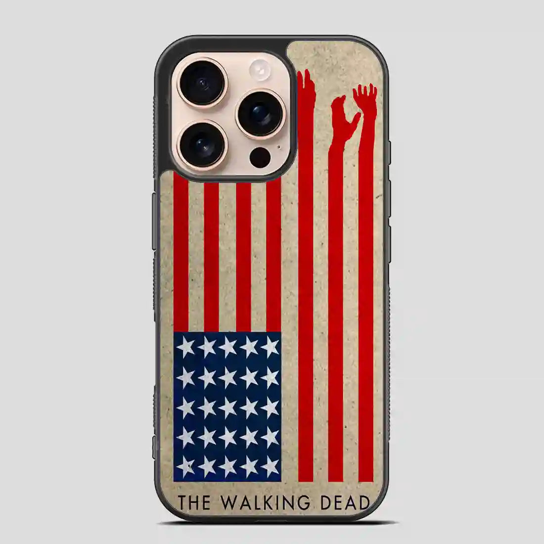 The Walking Dead America Flag iPhone 16 Pro Case