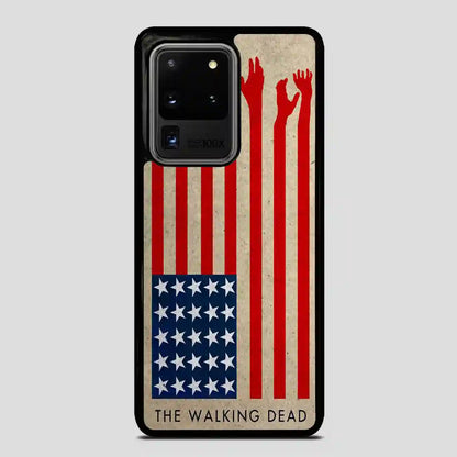 The Walking Dead America Flag Samsung Galaxy S20 Ultra Case