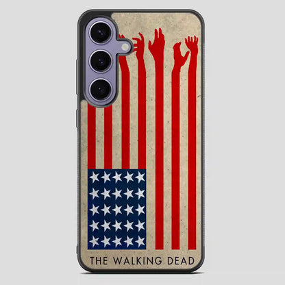 The Walking Dead America Flag Samsung Galaxy S23 Plus Case