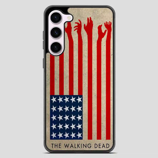 The Walking Dead America Flag Samsung Galaxy S23 Case