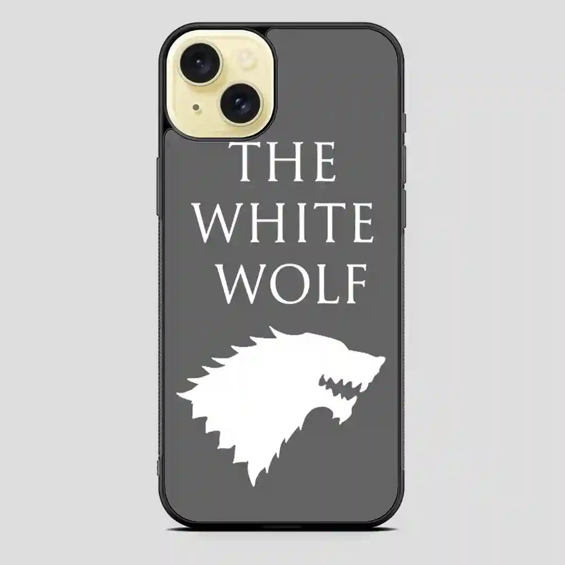 The White Wolf Sigil iPhone 15 Plus Case