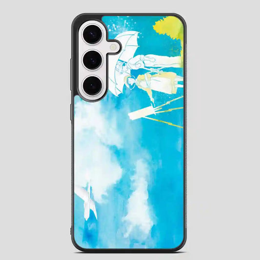 The Wind Rises Features Jiro And Nahoko Watercolor Samsung Galaxy S24 Plus Case