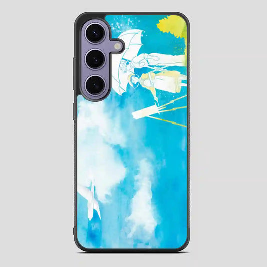 The Wind Rises Features Jiro And Nahoko Watercolor Samsung Galaxy S24 Case