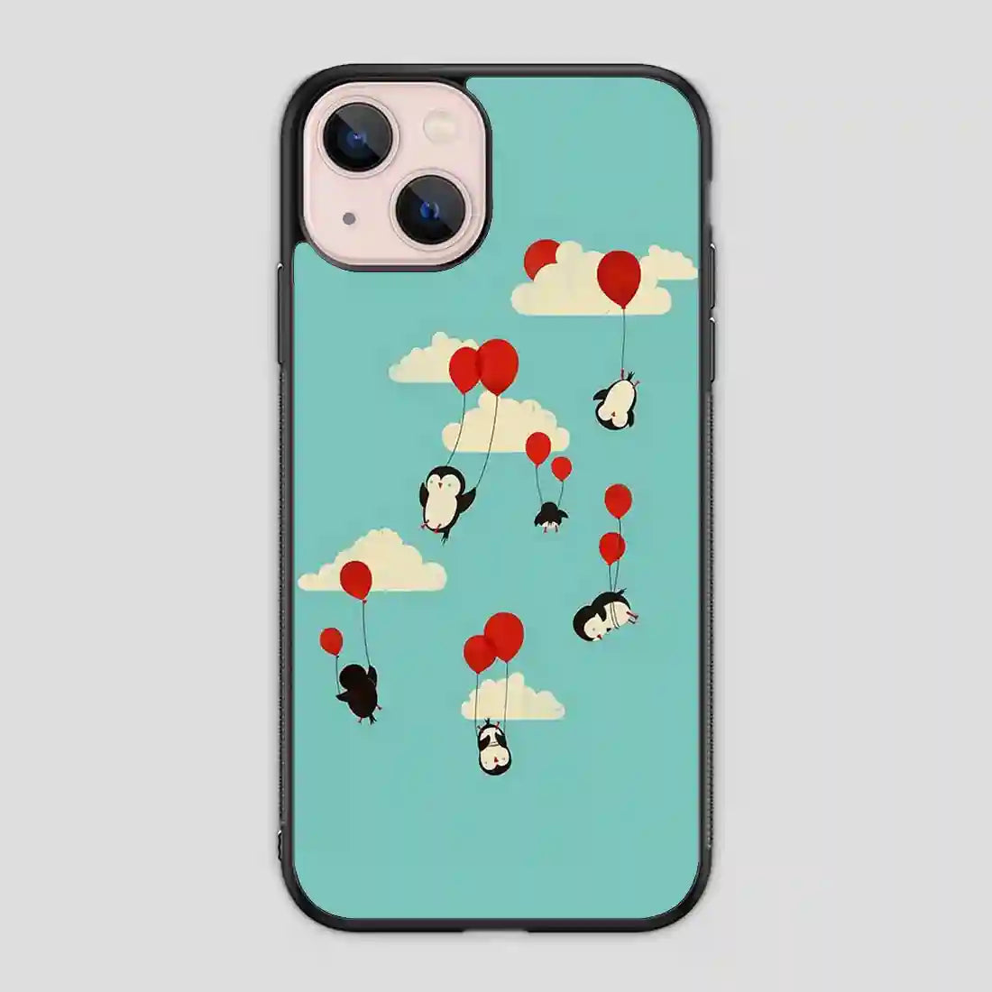 These Bashful Penguins Doing Normal Penguin Things iPhone 13 Mini Case