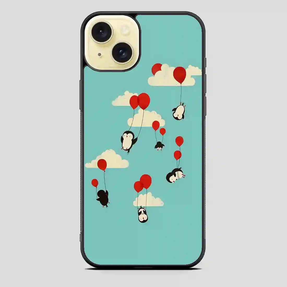 These Bashful Penguins Doing Normal Penguin Things iPhone 15 Plus Case