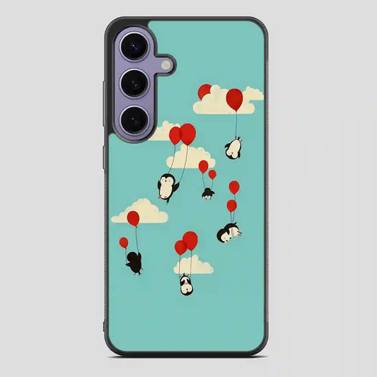 These Bashful Penguins Doing Normal Penguin Things Samsung Galaxy S24 Case