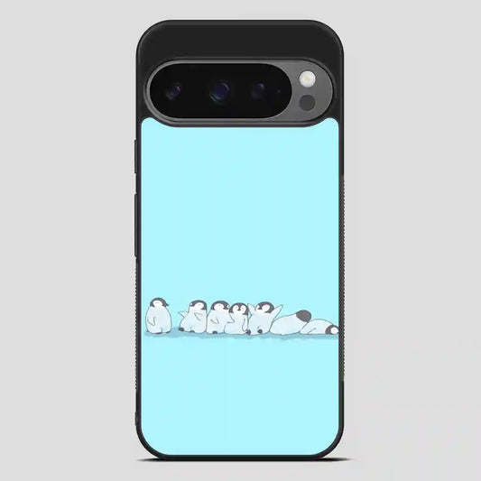 These Penguins That Are Basically A Chronological Depiction Of Your Week Google Pixel 9 Pro Case