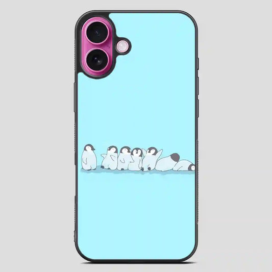 These Penguins That Are Basically A Chronological Depiction Of Your Week iPhone 16 Plus Case