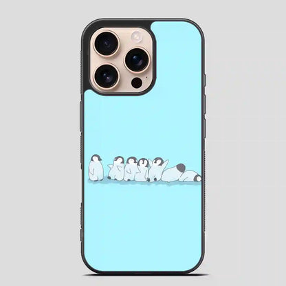 These Penguins That Are Basically A Chronological Depiction Of Your Week iPhone 16 Pro Case