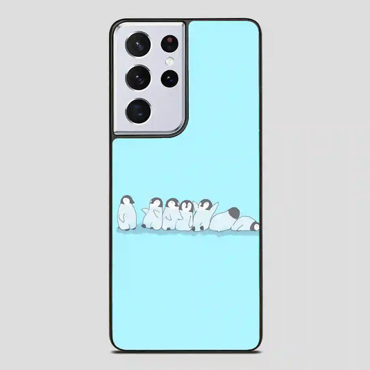 These Penguins That Are Basically A Chronological Depiction Of Your Week Samsung Galaxy S21 Ultra Case