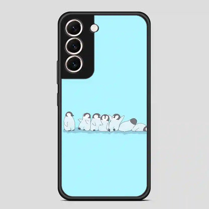 These Penguins That Are Basically A Chronological Depiction Of Your Week Samsung Galaxy S22 Case