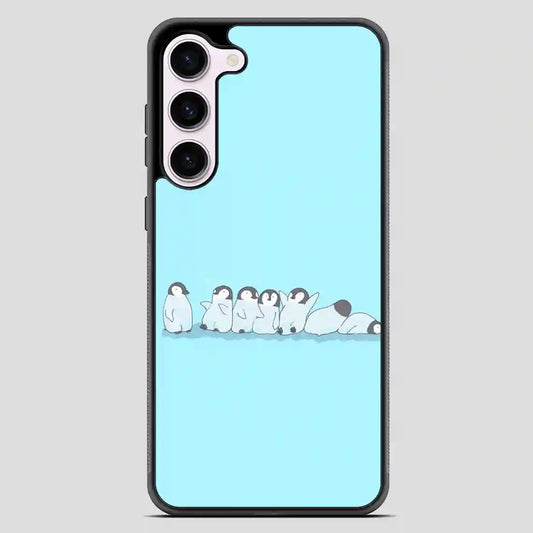 These Penguins That Are Basically A Chronological Depiction Of Your Week Samsung Galaxy S23 Case