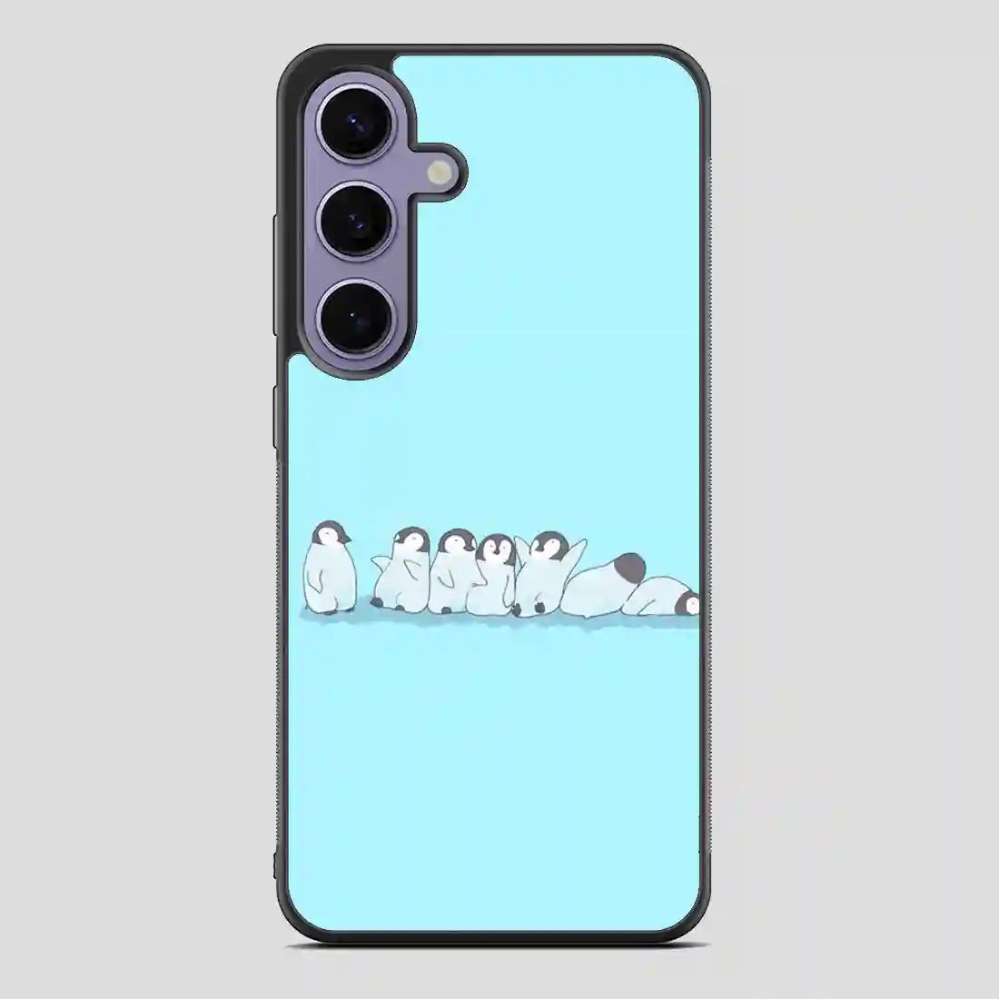 These Penguins That Are Basically A Chronological Depiction Of Your Week Samsung Galaxy S24 Case