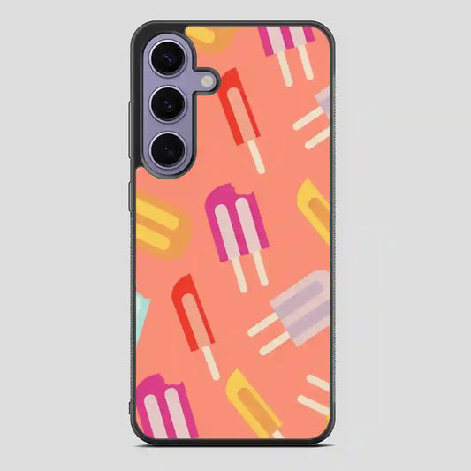 These Vibrant Popsicles Samsung Galaxy S24 Case