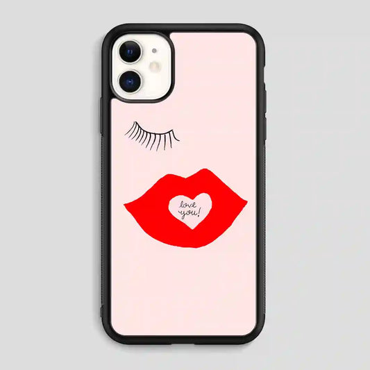 This Flirty Minimalist Message iPhone 11 Case