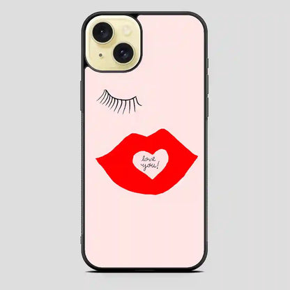 This Flirty Minimalist Message iPhone 15 Plus Case