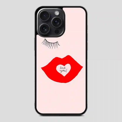 This Flirty Minimalist Message iPhone 15 Pro Case