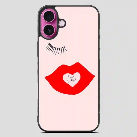 This Flirty Minimalist Message iPhone 16 Plus Case