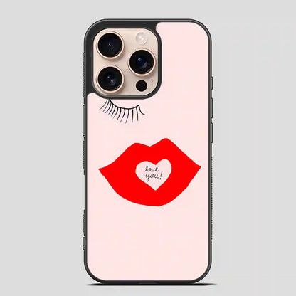 This Flirty Minimalist Message iPhone 16 Pro Case