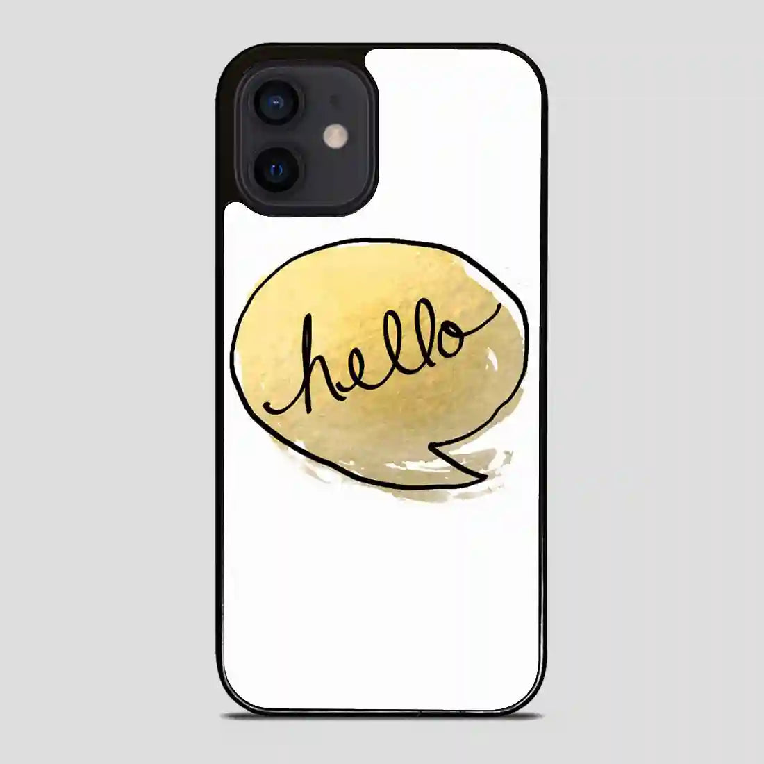 This Golden Greeting iPhone 12 Mini Case