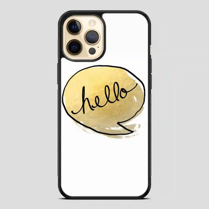 This Golden Greeting iPhone 12 Pro Case