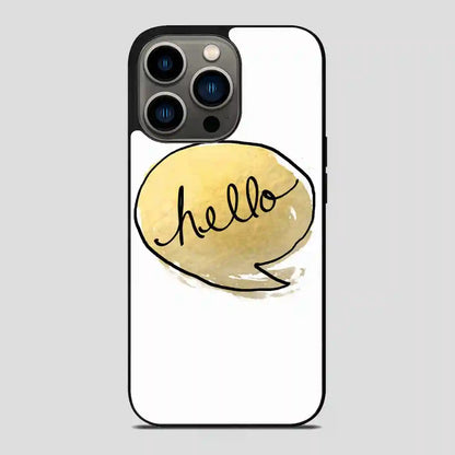 This Golden Greeting iPhone 13 Pro Case