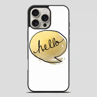 This Golden Greeting iPhone 16 Pro Max Case