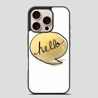 This Golden Greeting iPhone 16 Pro Case