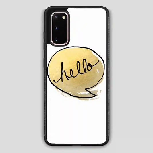 This Golden Greeting Samsung Galaxy S20 Case