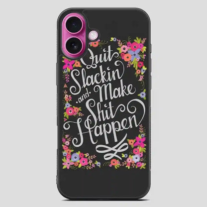 This Pretty Pep Talk That Gets To The Point iPhone 16 Plus Case