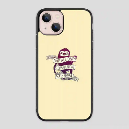 This Role Model Sloth iPhone 13 Mini Case