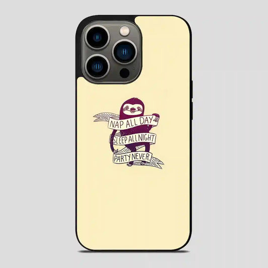 This Role Model Sloth iPhone 13 Pro Case