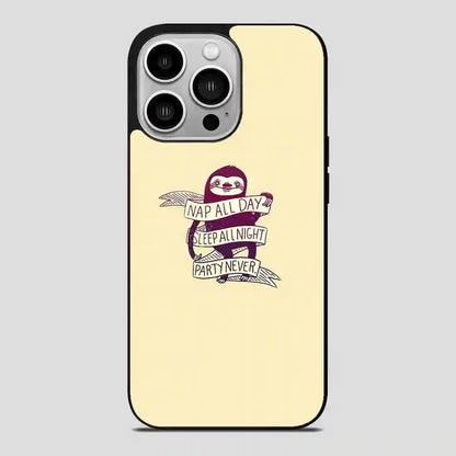 This Role Model Sloth iPhone 14 Pro Case