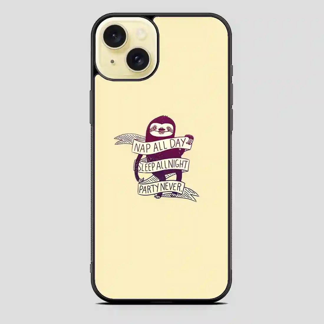 This Role Model Sloth iPhone 15 Plus Case