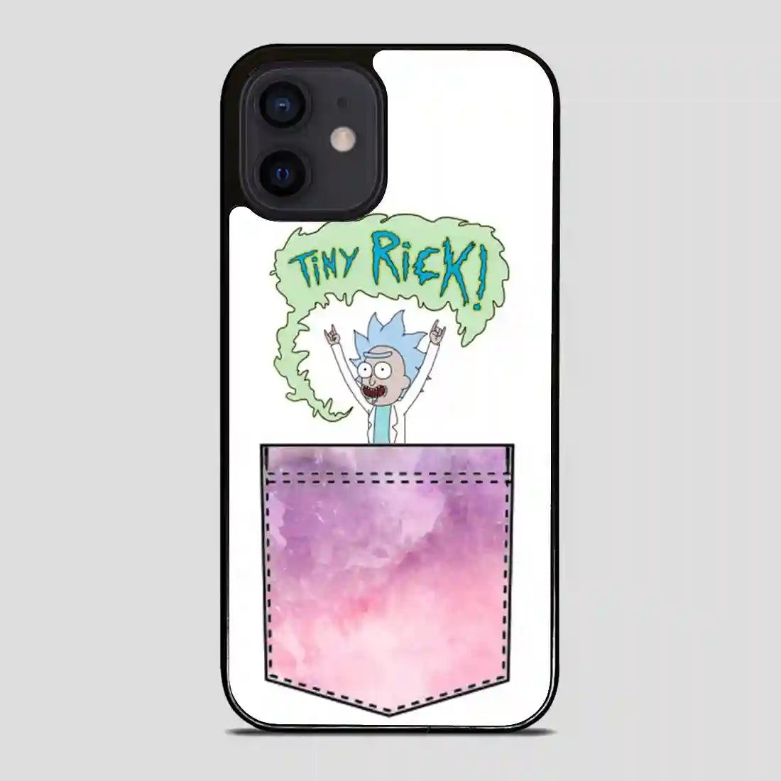 Tiny Rick 0Vintage iPhone 12 Mini Case