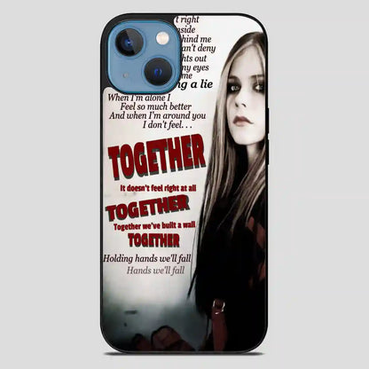 Together Avril Lavigne Source iPhone 13 Case