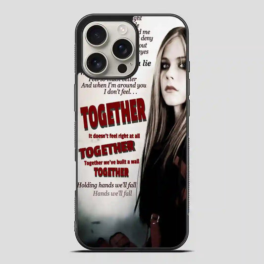 Together Avril Lavigne Source iPhone 16 Pro Max Case