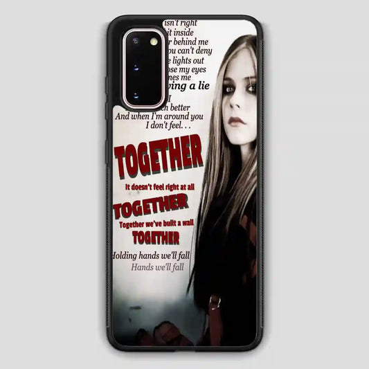 Together Avril Lavigne Source Samsung Galaxy S20 Case