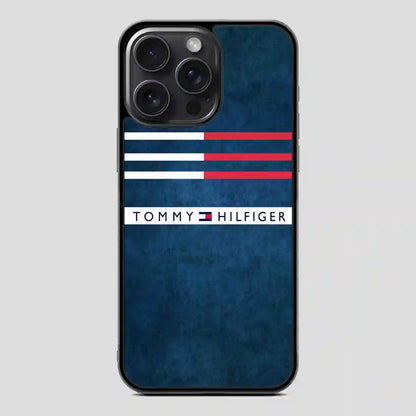 Tommy Hilfiger Blue iPhone 15 Pro Case